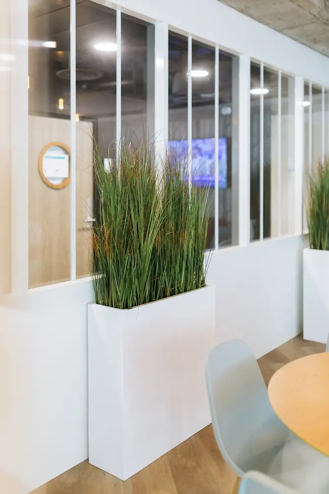 Séparateur L. Graminées Scandinave 150 cm - Bac Blanc #Artificiel (1).webp